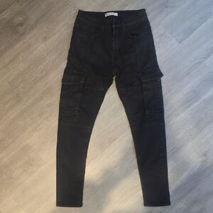 Zara Men's Dark Gray Skinny Jeans
